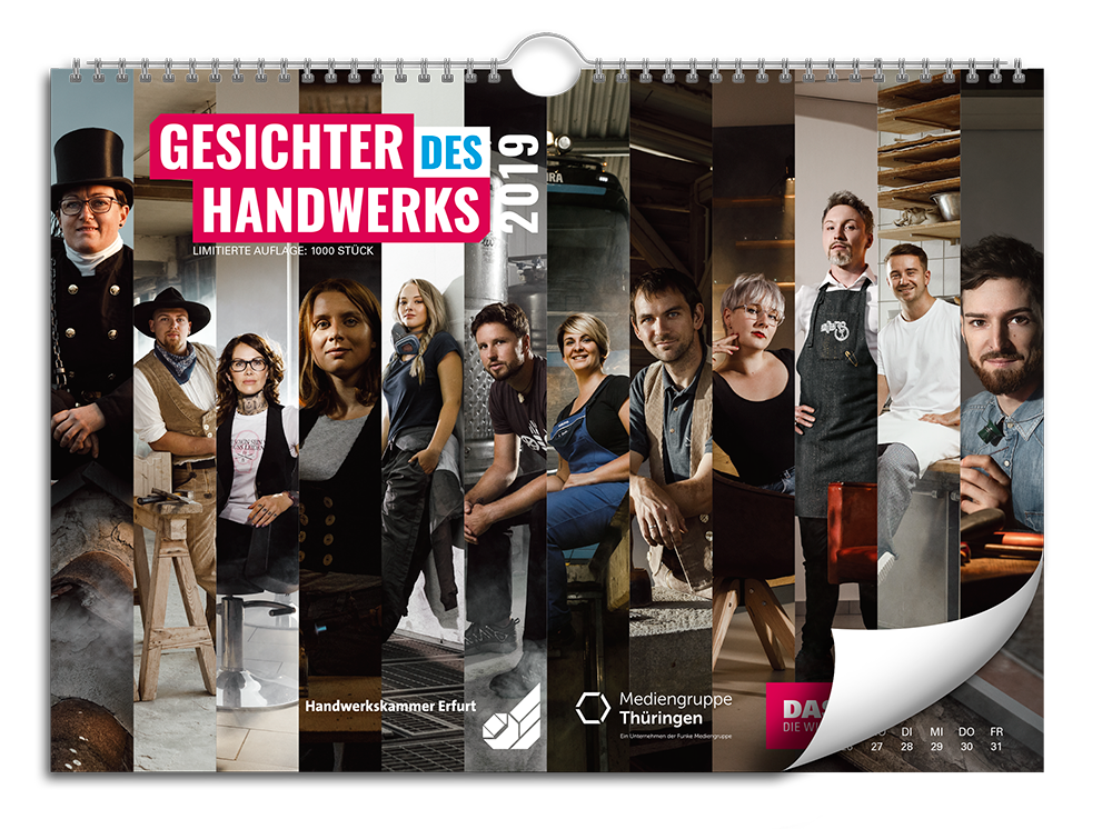 Kalender Gesichter des Handwerks 2019 Kalender Gesichter des Handwerks 2019