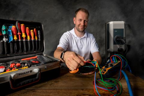 Johannes Vogl, Elektriker aus Erfurt