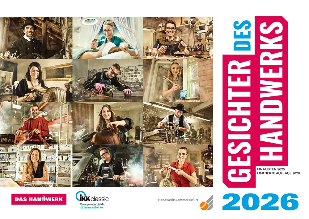 Gesichter des Handwerks Kalender 2026